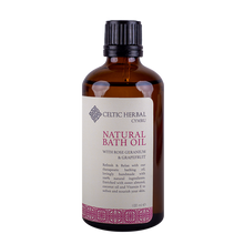 Load image into Gallery viewer, Celtic Herbal - Natural Bath Oil with Rose Geranium & Grapefruit 100ml