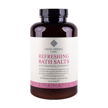 Load image into Gallery viewer, Celtic Herbal - Refreshing Bath Salts with Rose Geranium & Grapefruit 400g
