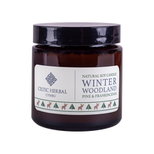 Load image into Gallery viewer, Celtic Herbal - Winter Woodland Candle with Pine & Frankincense 100g